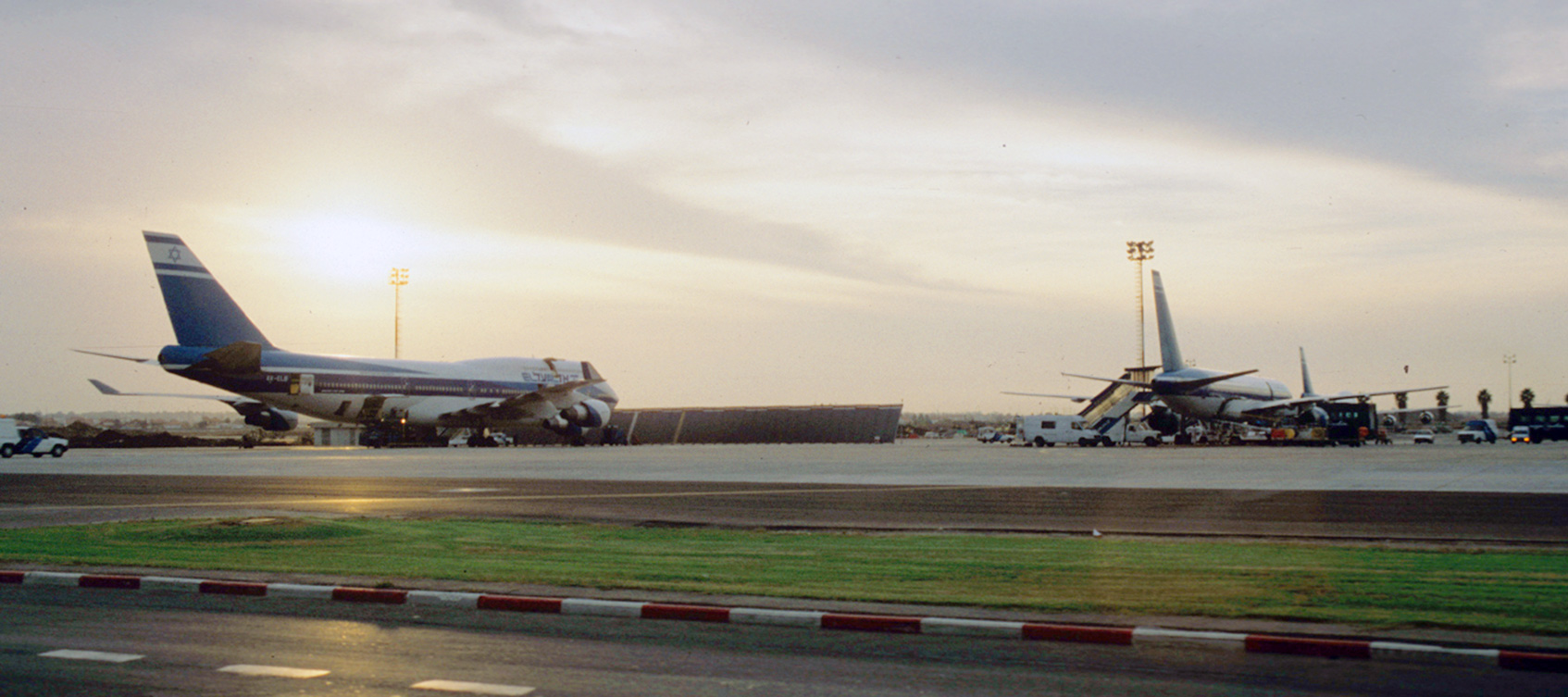 Maschinen der israelischen Fluggesellschaft »EL AL« auf dem internationalen Flughafen Ben-Gurion in Lod bei Tel-Aviv.