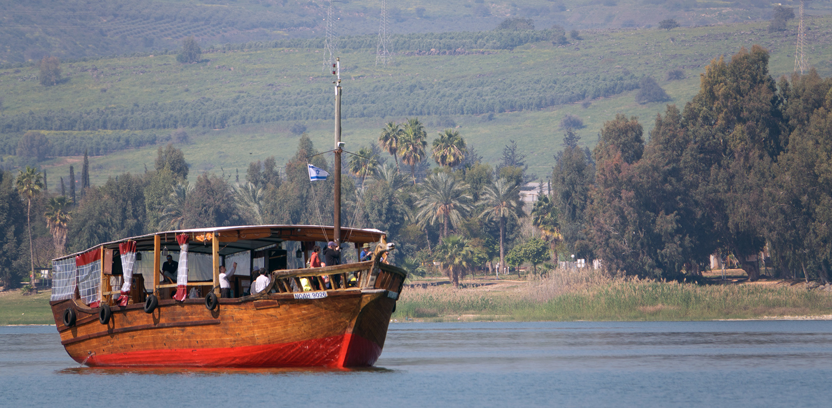 Eine Bootsfahrt auf dem See Genezareth gehört vor allem für christliche Pilger zu den wichtigsten touristischen Attraktionen in Israel.